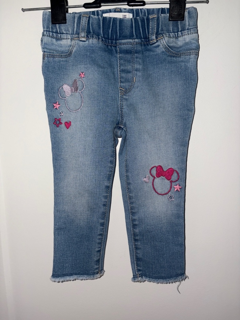NWOT Baby Gap Disney Minnie high stretch jegging jeans 2 years